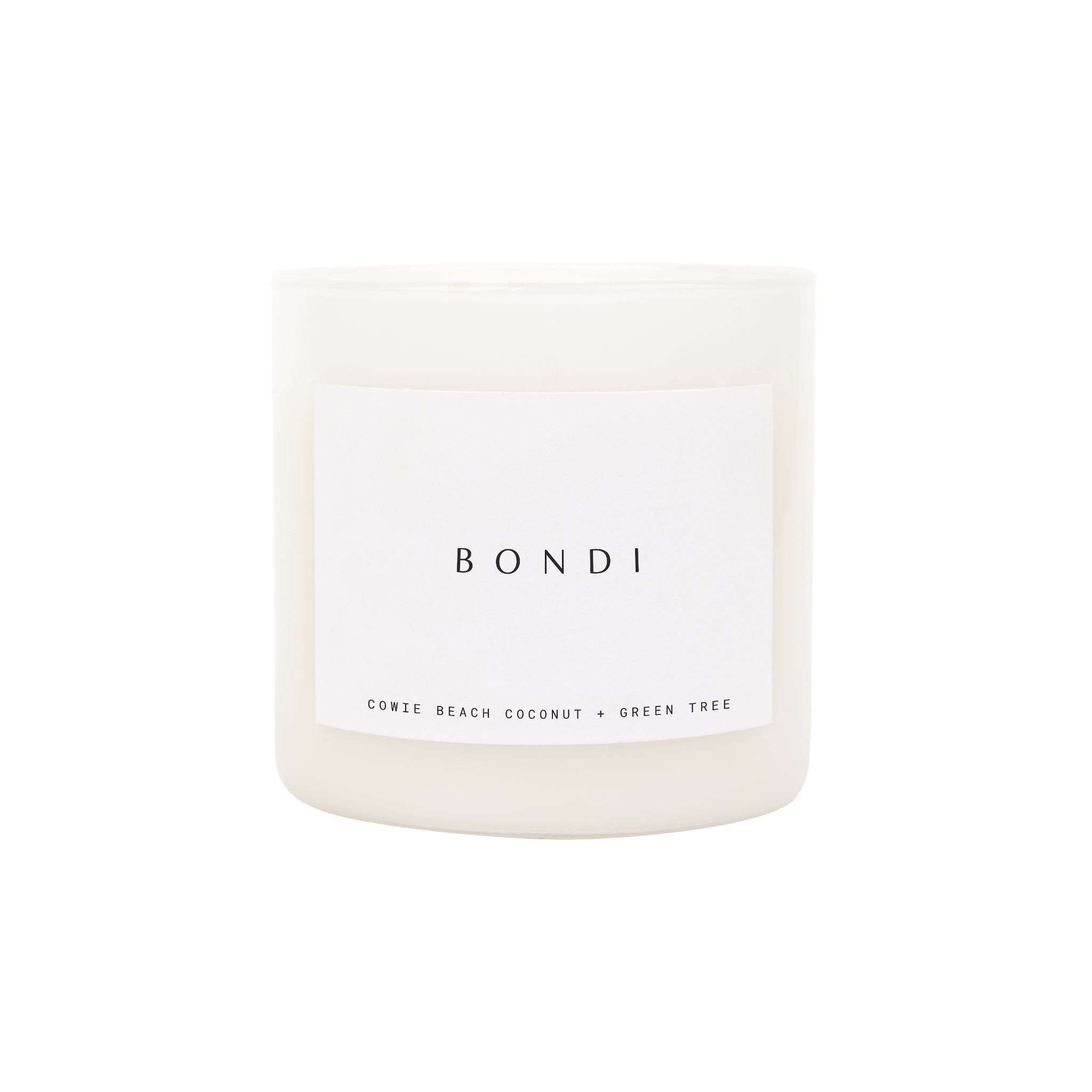 Small Scented Candle Bondi – White