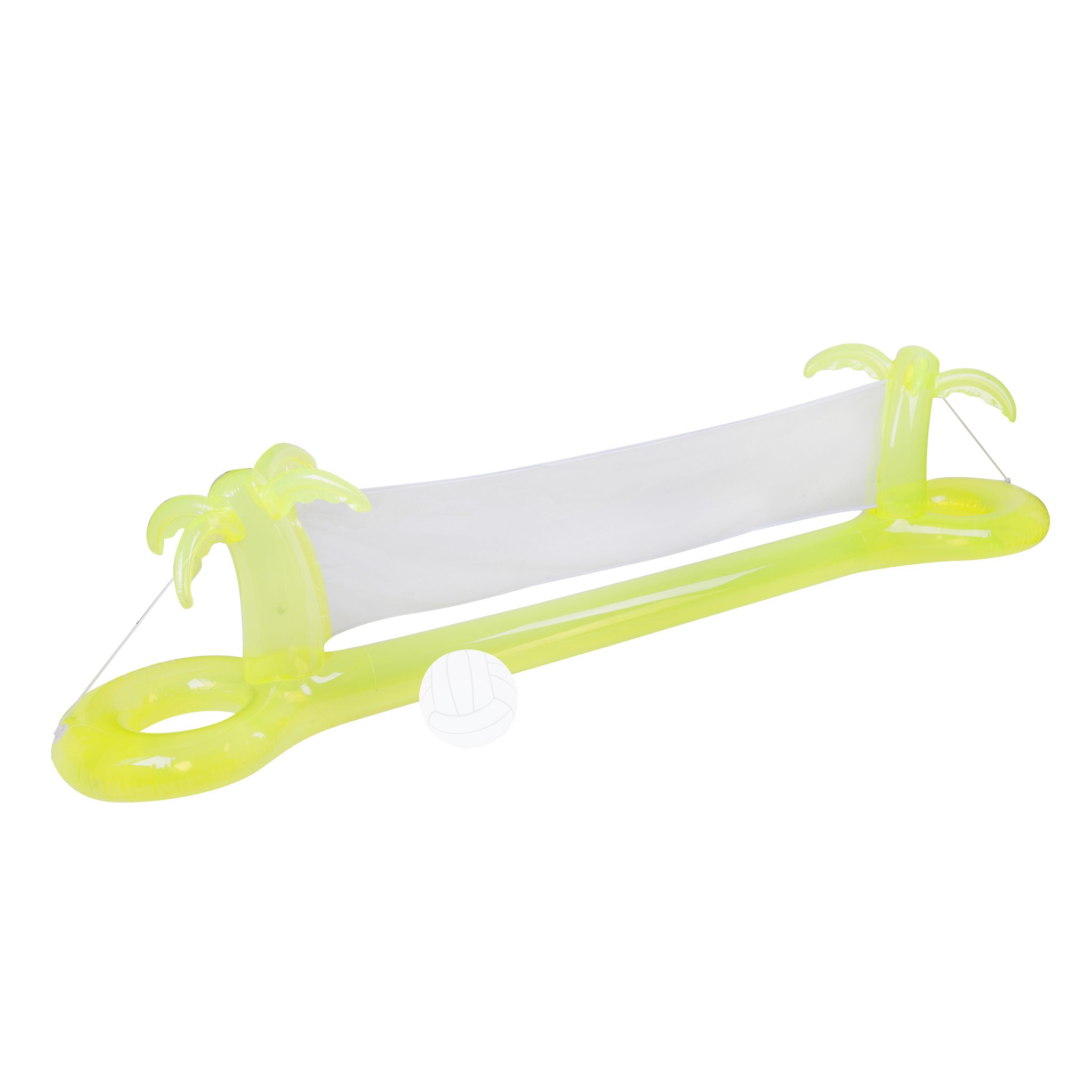 Inflatable Float Away Volley Ball Set Tropical – Neon Lime