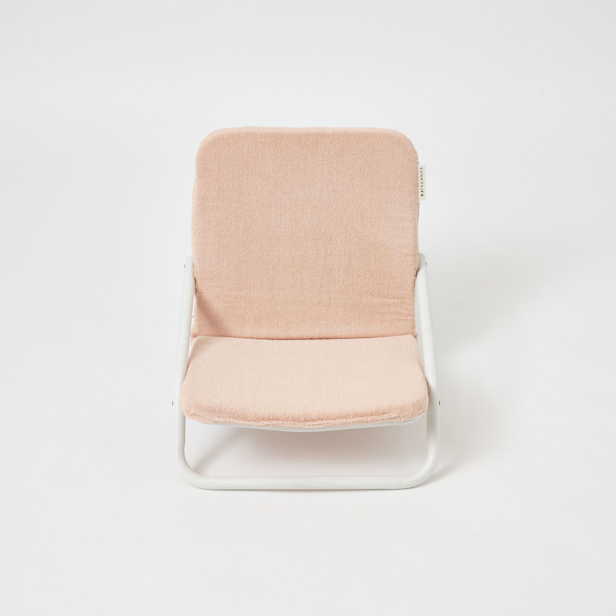 Cushioned Beach Chair Salmon