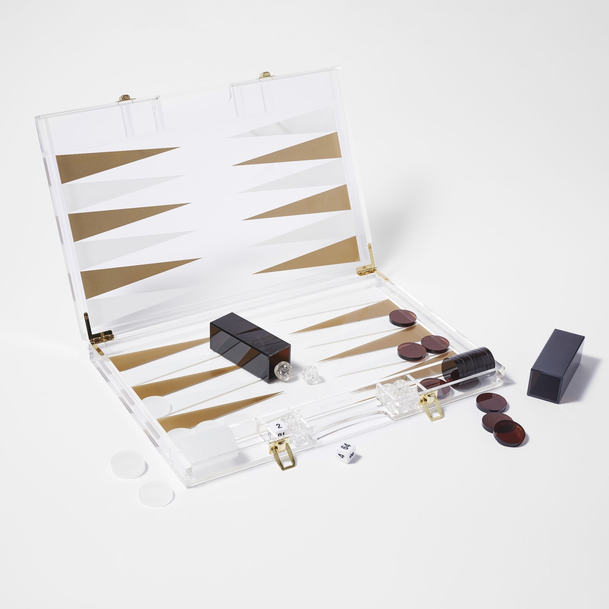 Lucite Backgammon