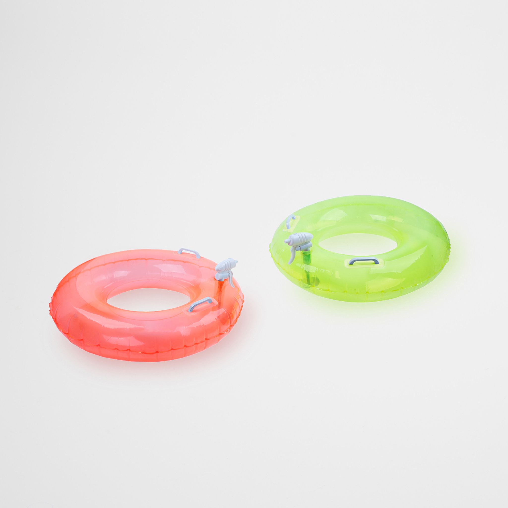 Pool Ring Soakers Citrus-Neon Coral Set Of 2