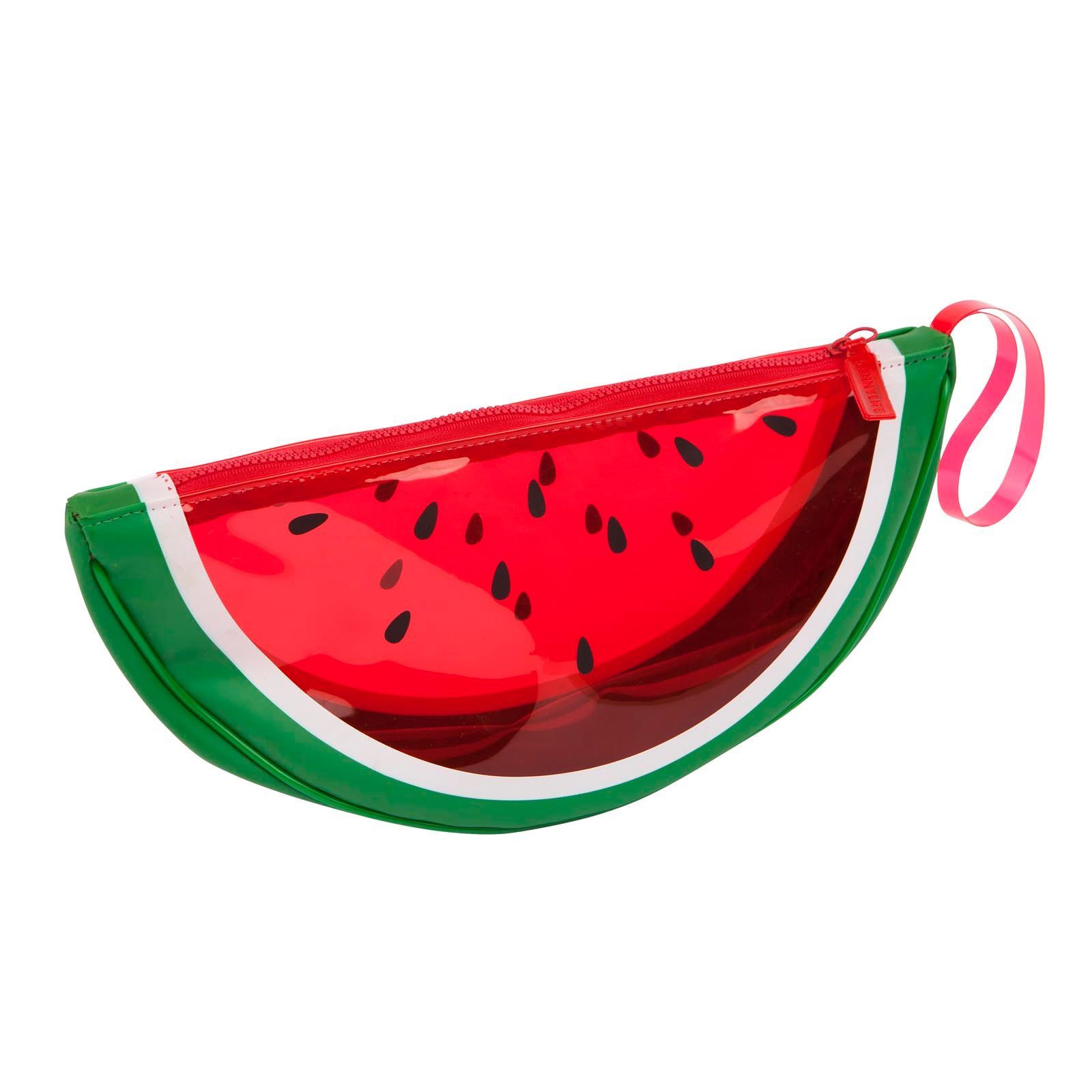 Watermelon See Thru Clutch%