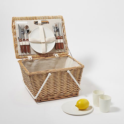 Small Picnic Basket Natural