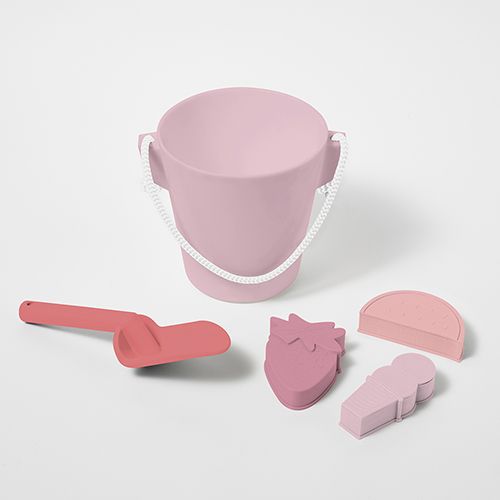 Silicone Bucket & Spade Set Pink