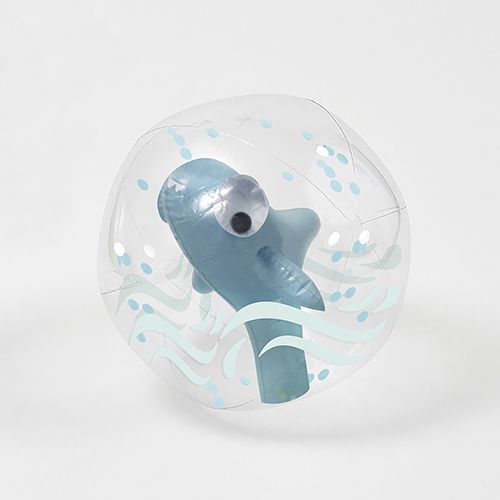 3D Inflatable Beach Ball Shark Tribe Khaki